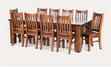 URBANA DINING SET 2.4M TABLE WITH 10 CHAIRS