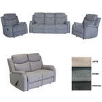 SAVIL RECLINING LOUNGE SUITE  EACH PIECE SOLD SEPARATELY | 2 COLOURS