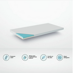 Bamboo Mattress Topper | Gel Memory Foam Topper